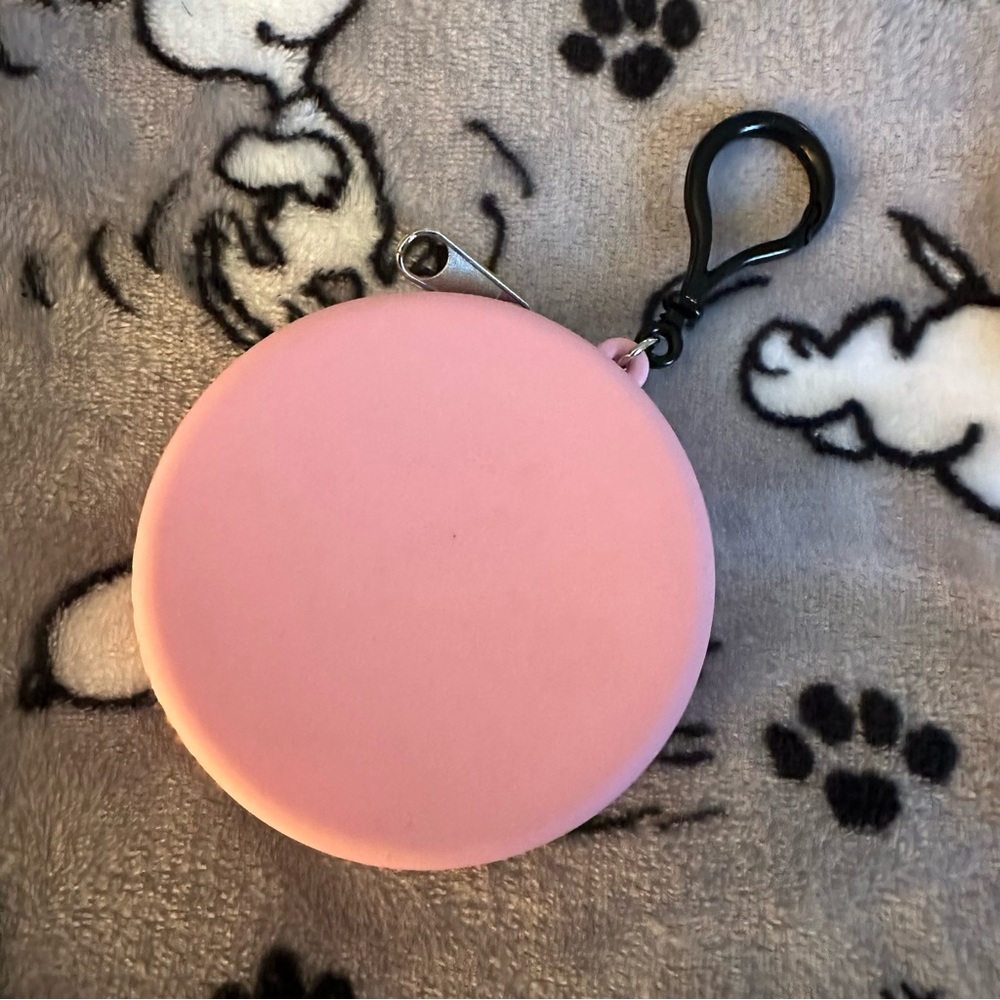 Donut silicone coin purse with clip - Picture 2 of 4
